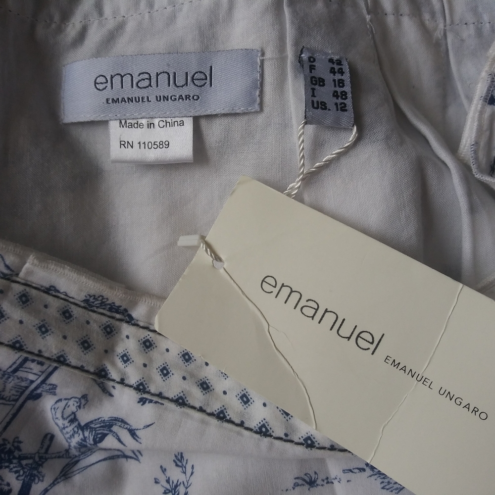 Emanuel Ungaro Skirt Size 12 - Picture 3 of 6